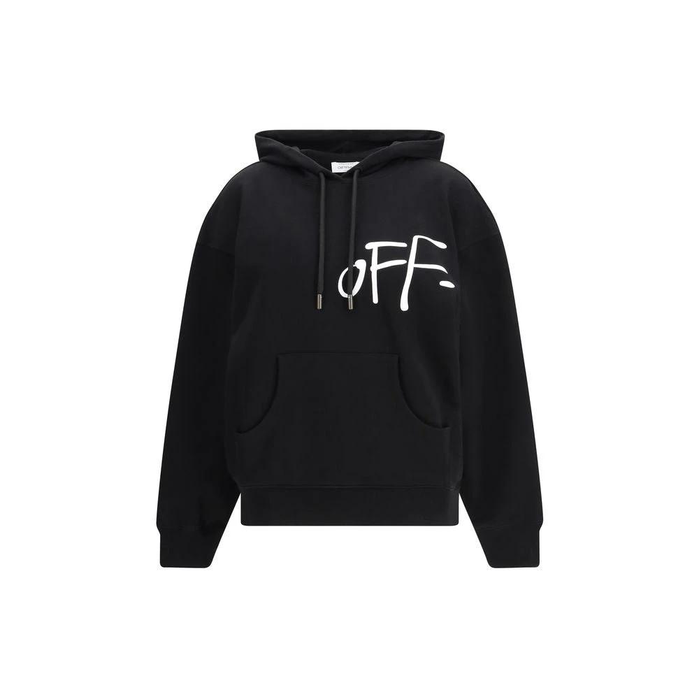 Off-White Schwarzer Baumwoll-Sweatshirt by Off-White