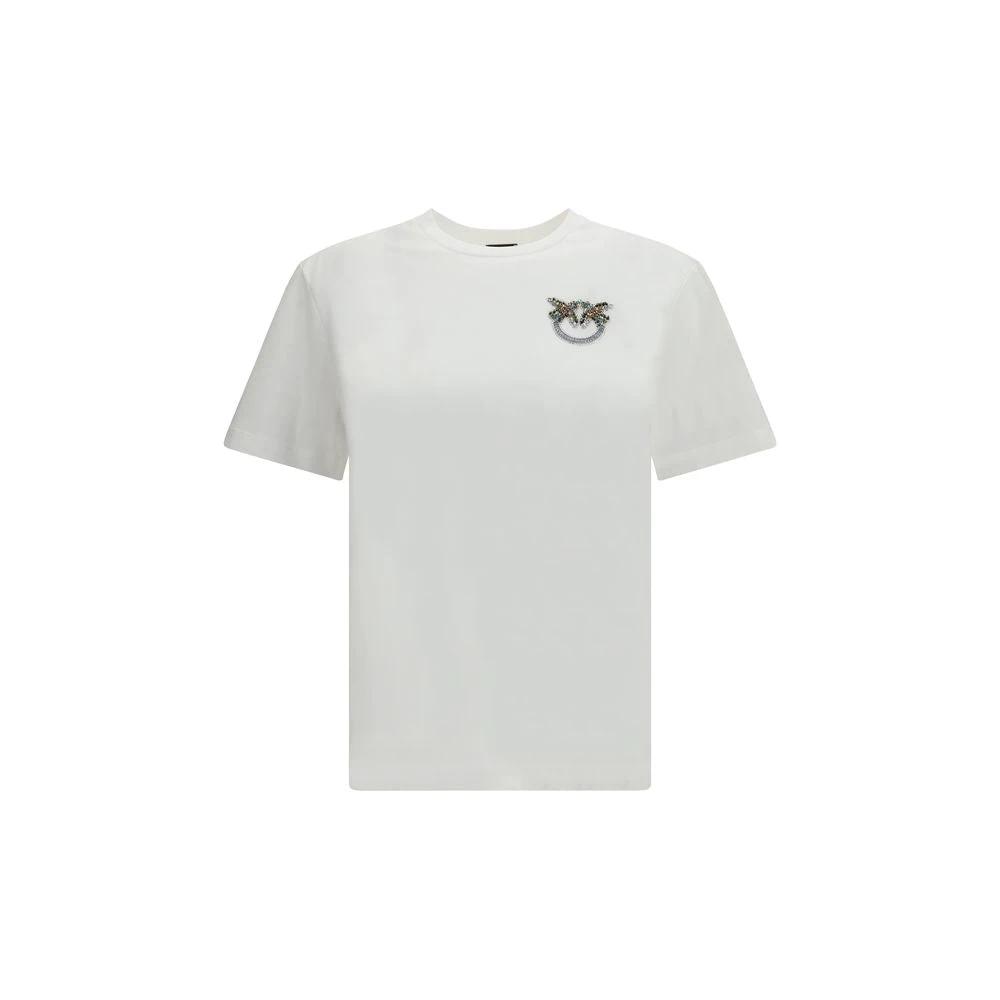 PINKO Weißes Baumwoll-T-Shirt by PINKO