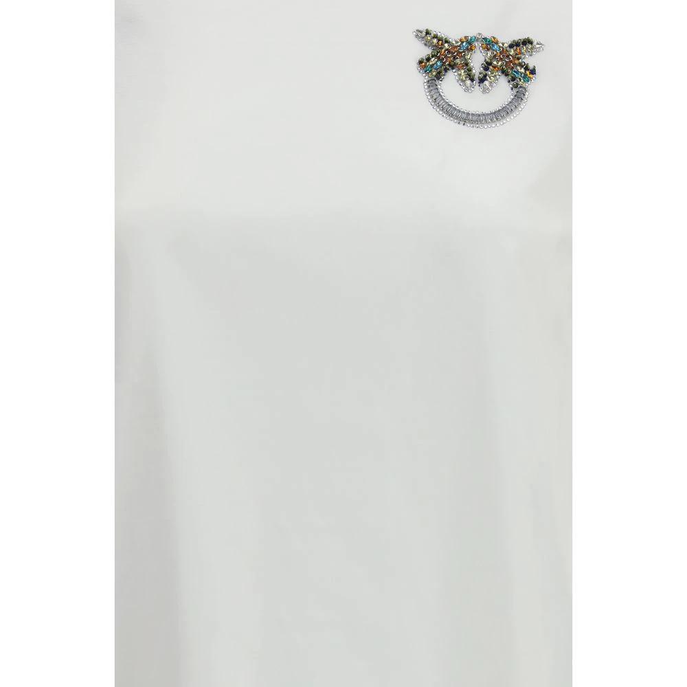 PINKO Weißes Baumwoll-T-Shirt by PINKO