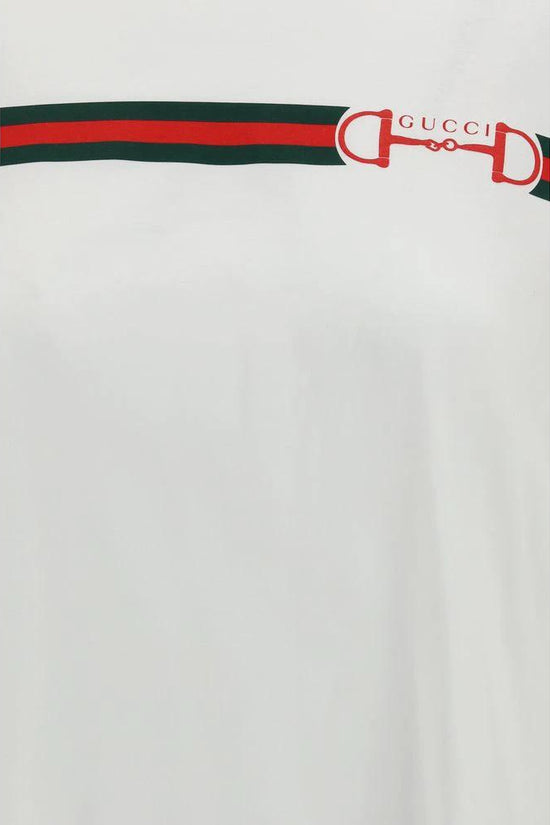 Gucci Weißes Baumwoll-T-Shirt by Gucci