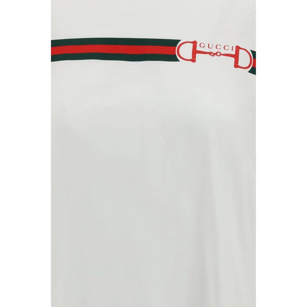 Gucci Weißes Baumwoll-T-Shirt by Gucci