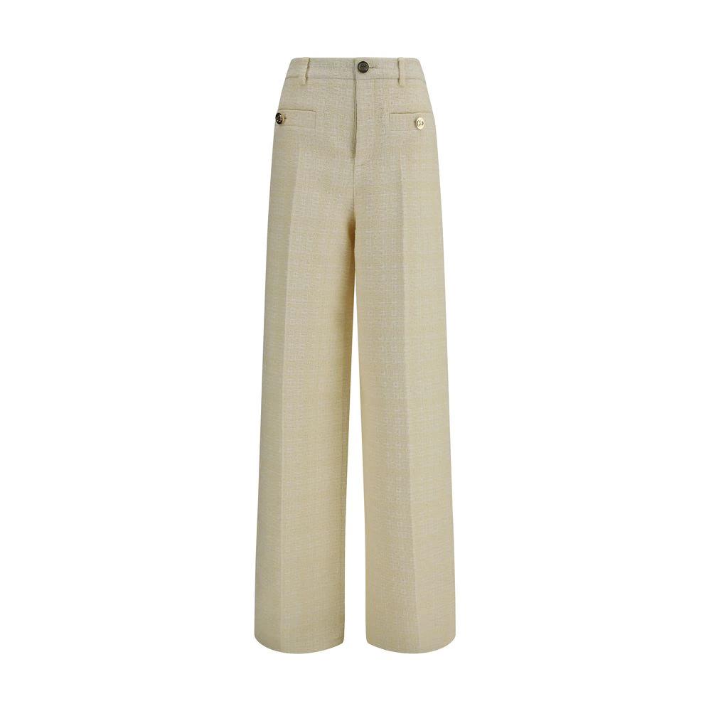 Gucci Beige Cotton Casual Pants by Gucci