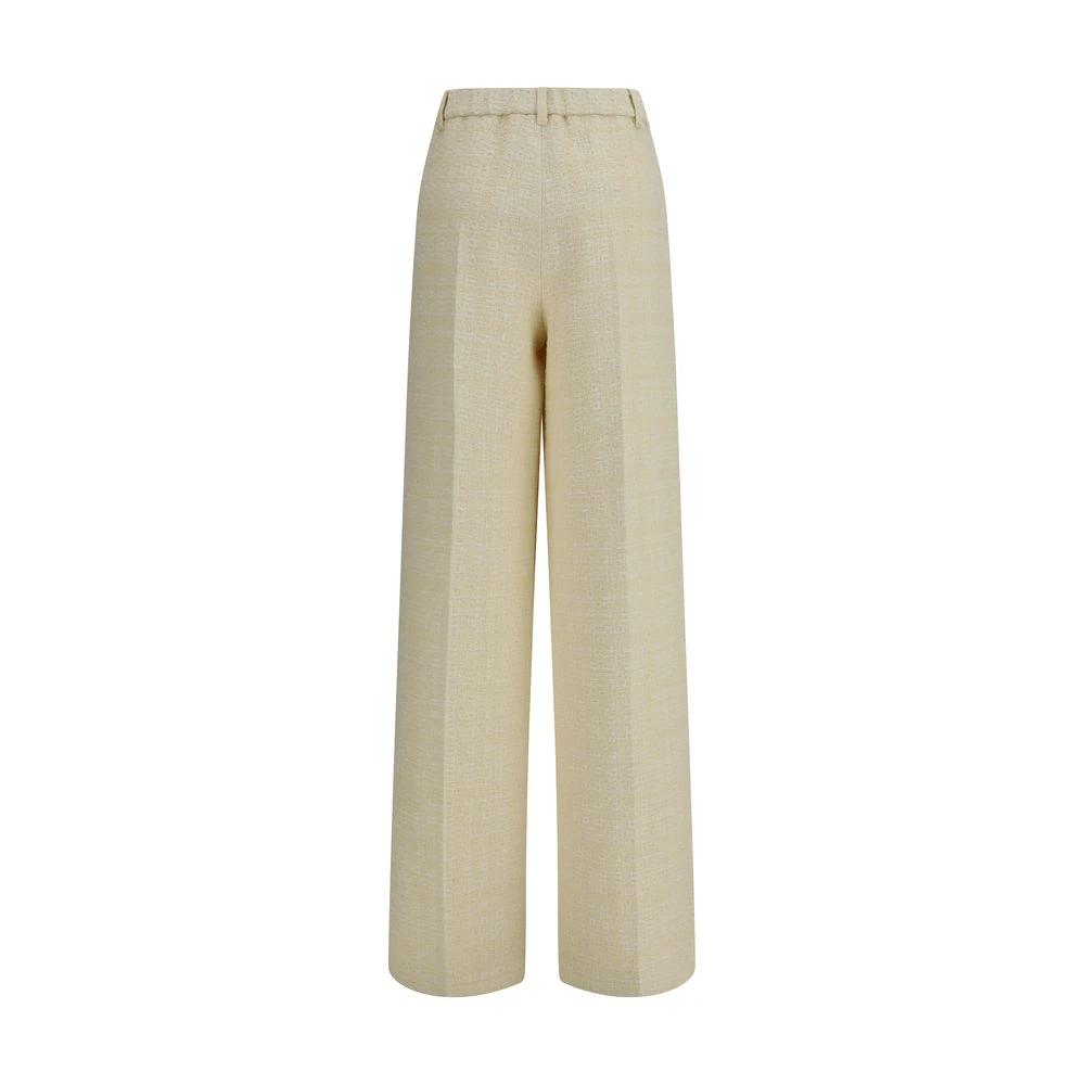 Gucci Beige Cotton Casual Pants by Gucci