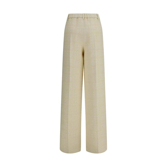 Gucci Beige Cotton Casual Pants by Gucci