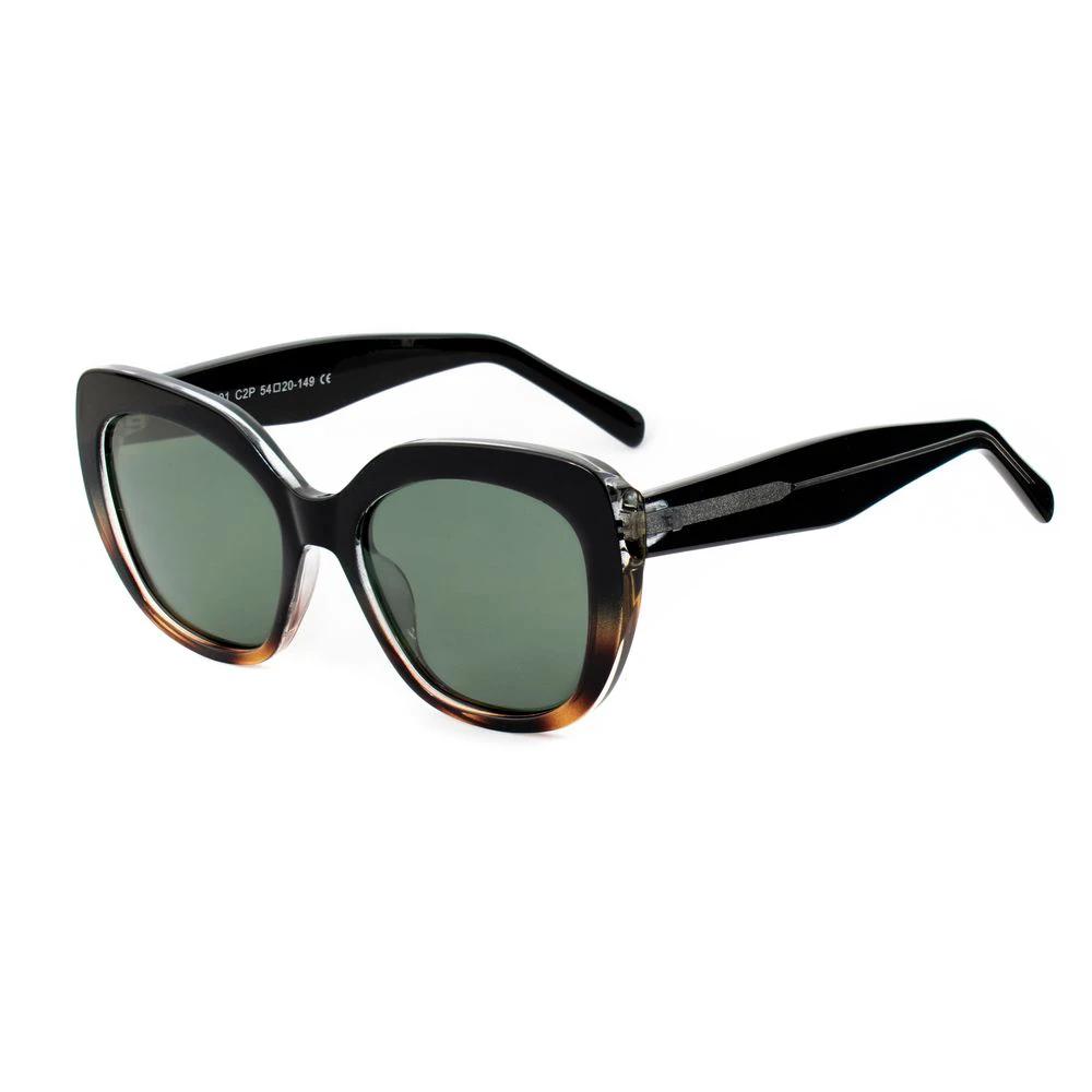 Bobroff Sonnenbrille aus schwarzem Acetat by Bobroff