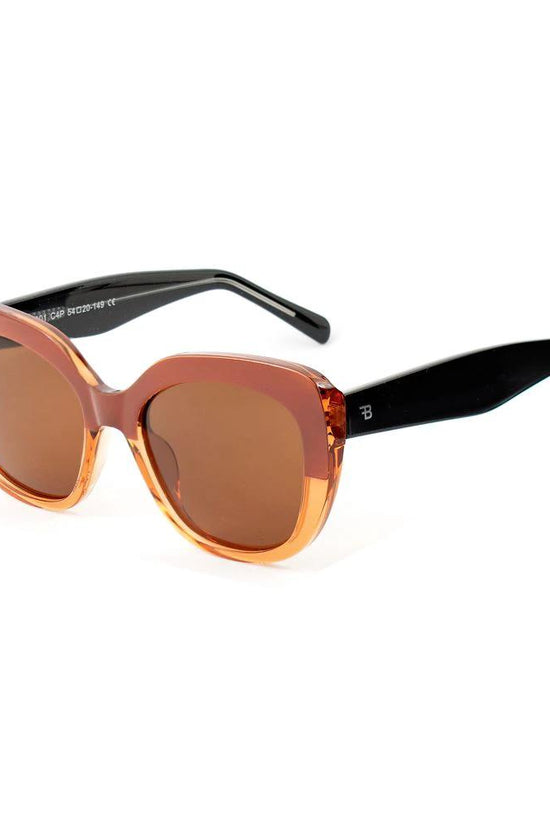 Bobroff Braune Sonnenbrille aus Acetat by Bobroff