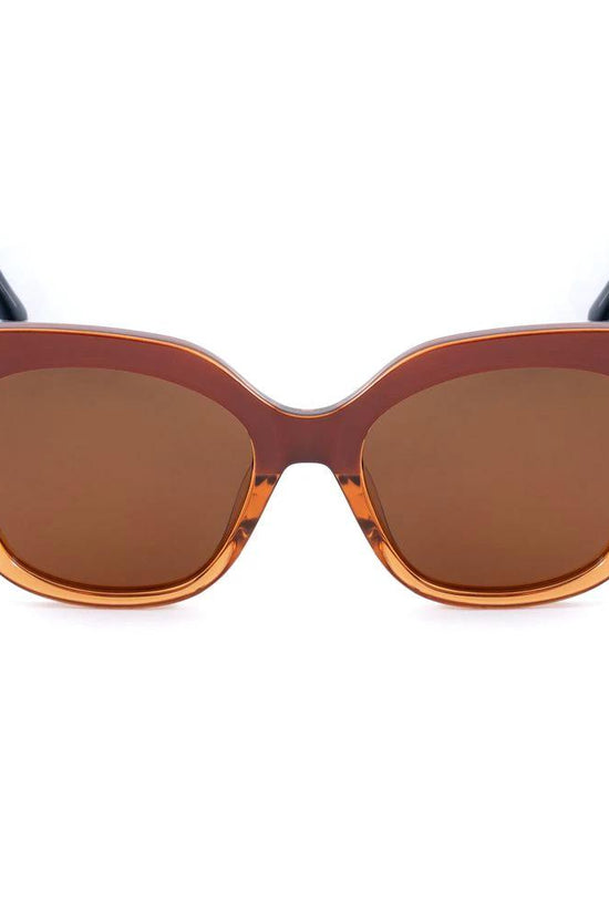 Bobroff Braune Sonnenbrille aus Acetat by Bobroff