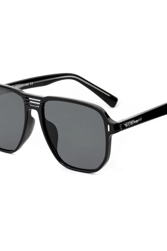 Bobroff Schwarze Sonnenbrille aus Acetat by Bobroff