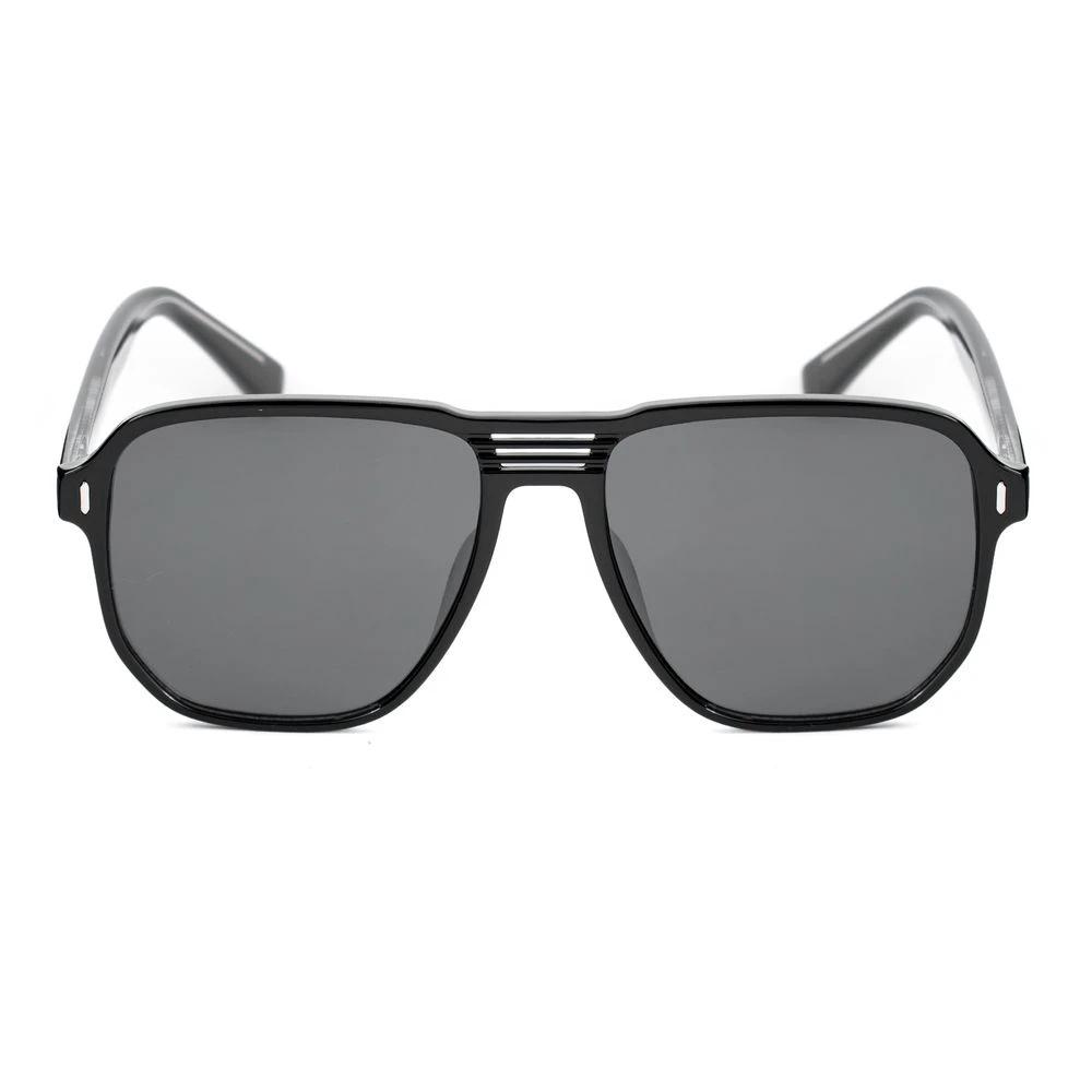 Bobroff Schwarze Sonnenbrille aus Acetat by Bobroff