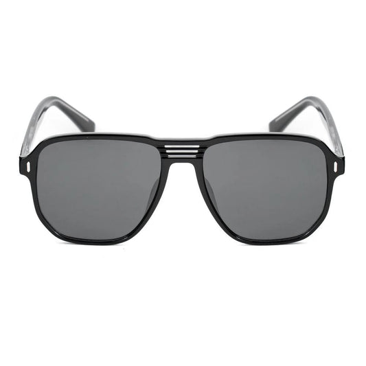 Bobroff Schwarze Sonnenbrille aus Acetat by Bobroff
