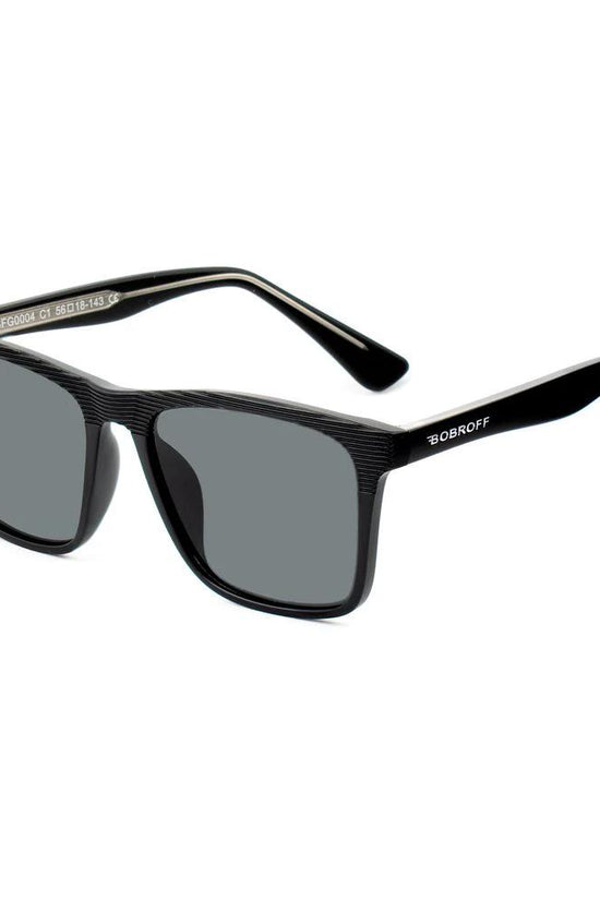 Bobroff Schwarze Sonnenbrille aus Acetat by Bobroff