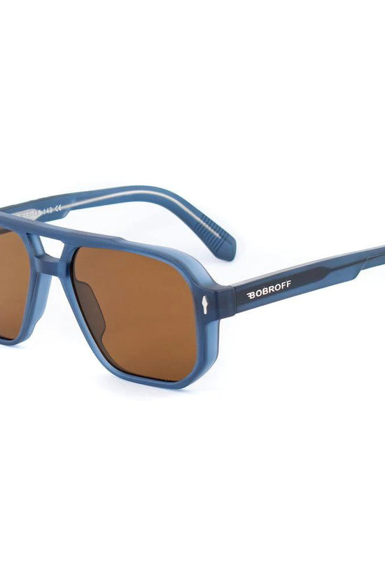 Bobroff Blaue Sonnenbrille aus Acetat by Bobroff