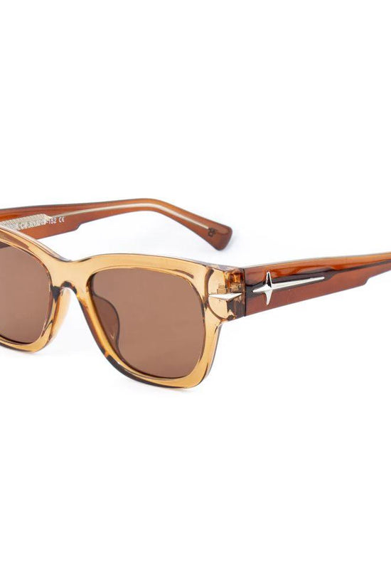 Bobroff Braune Sonnenbrille aus Acetat by Bobroff
