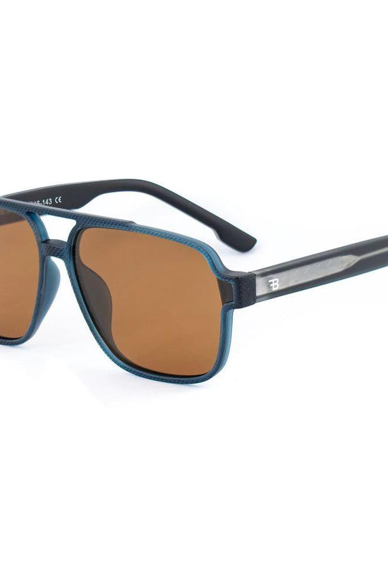 Bobroff Blaue Sonnenbrille aus Acetat by Bobroff