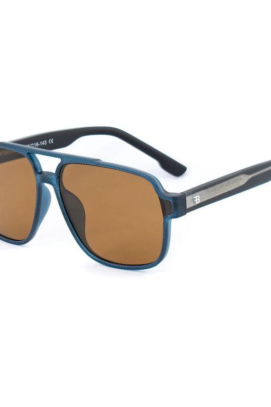 Bobroff Blaue Sonnenbrille aus Acetat by Bobroff