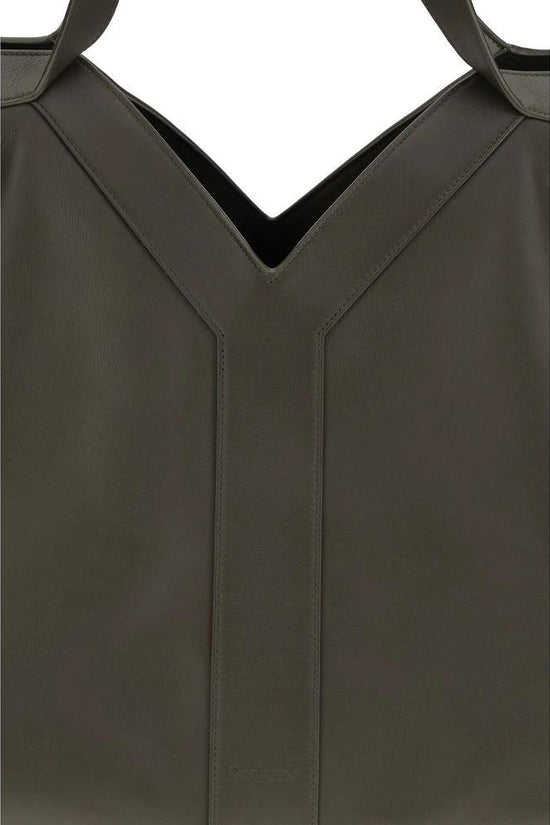 Saint Laurent Bicolor Calf Leather Bos Taurus Schultertasche by Saint Laurent
