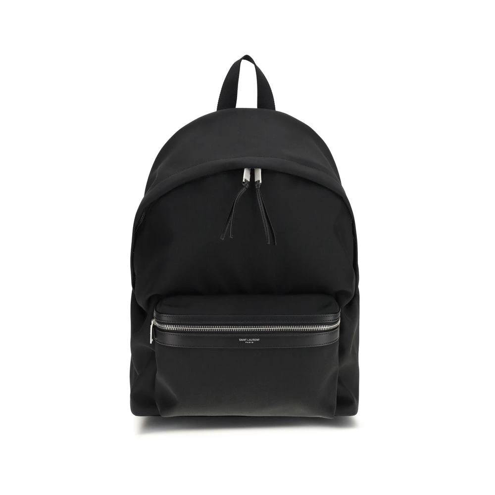 Saint Laurent Schwarzer Rucksack aus Stoff by Saint Laurent