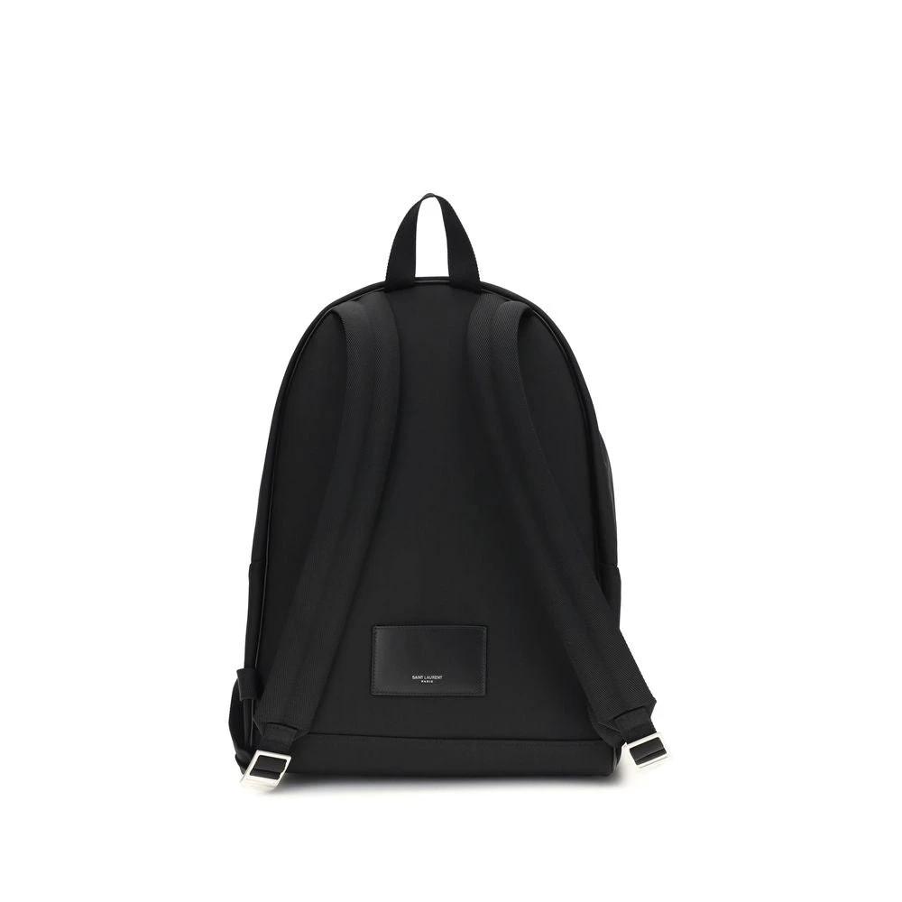 Saint Laurent Schwarzer Rucksack aus Stoff by Saint Laurent