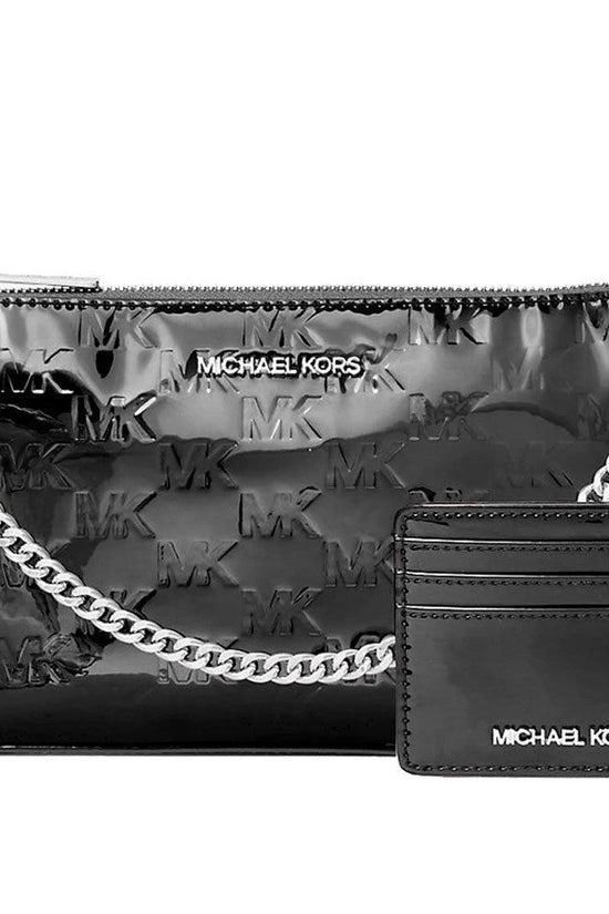 Michael Kors Schwarze Clutch aus Canvas by Michael Kors