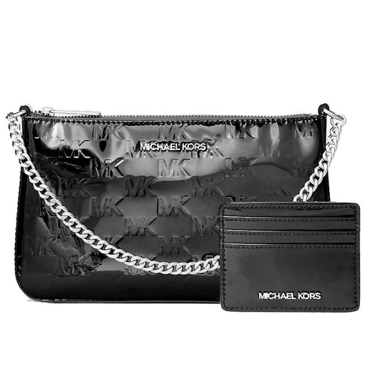 Michael Kors Schwarze Clutch aus Canvas by Michael Kors