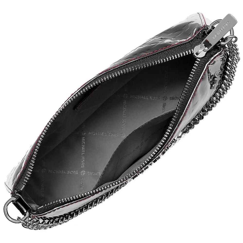 Michael Kors Schwarze Clutch aus Canvas by Michael Kors