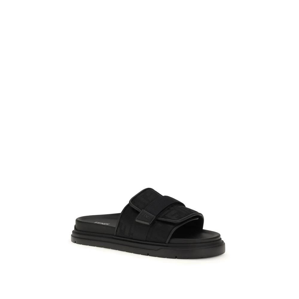Fendi Schwarze Sandalen aus Polyamid by Fendi