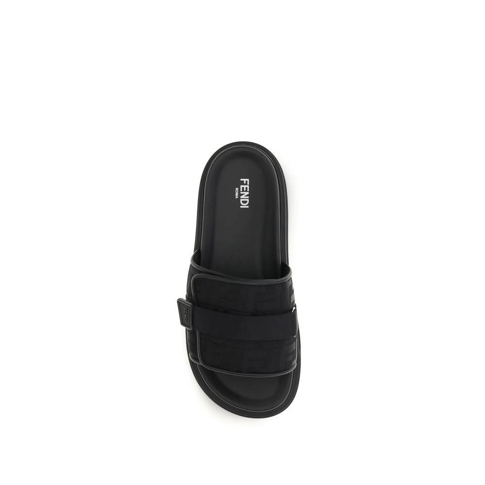 Fendi Schwarze Sandalen aus Polyamid by Fendi