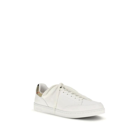 Burberry Weiße Low-Top-Sneaker aus Kalbsleder Bos Taurus by Burberry