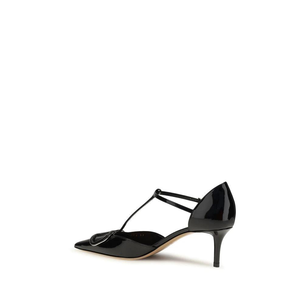 Valentino Garavani Schwarze Pumps aus Kalbsleder Bos Taurus mit hohem Absatz by Valentino Garavani