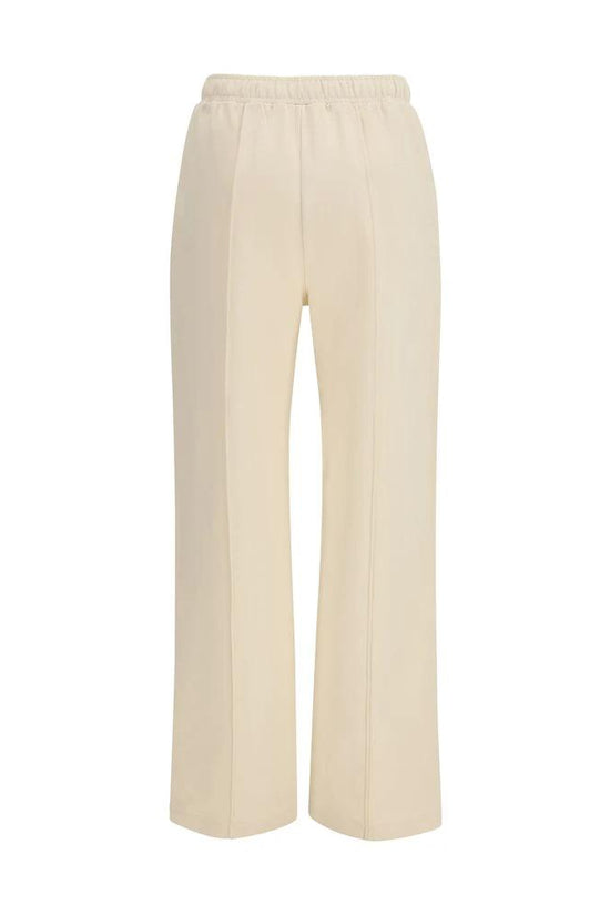Moncler Beige Cotton Athletic Pants by Moncler