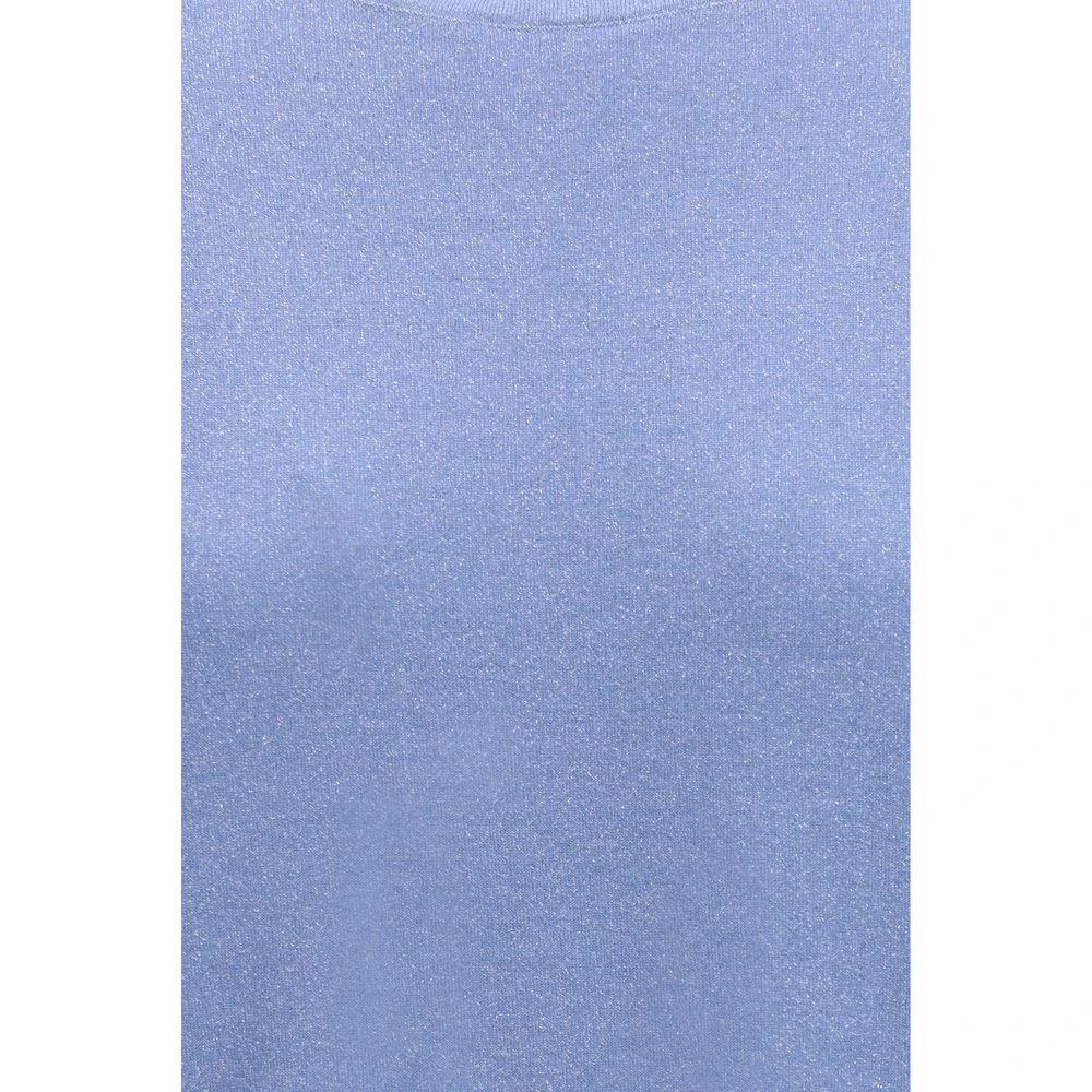 Brunello Cucinelli Blaues Nylon-T-Shirt by Brunello Cucinelli