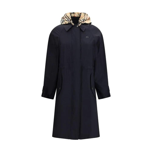 Burberry Schwarzer Polyamid-Mantel by Burberry