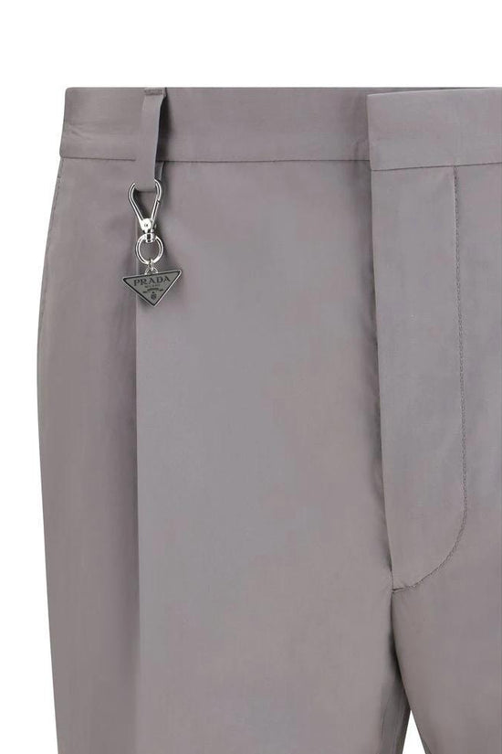 Prada Graue Baumwoll-Anzughose by Prada