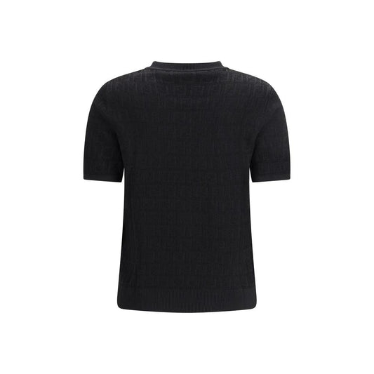 Fendi Schwarzes T-Shirt aus Viskose by Fendi