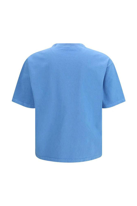 Prada Blaues Baumwoll-T-Shirt by Prada