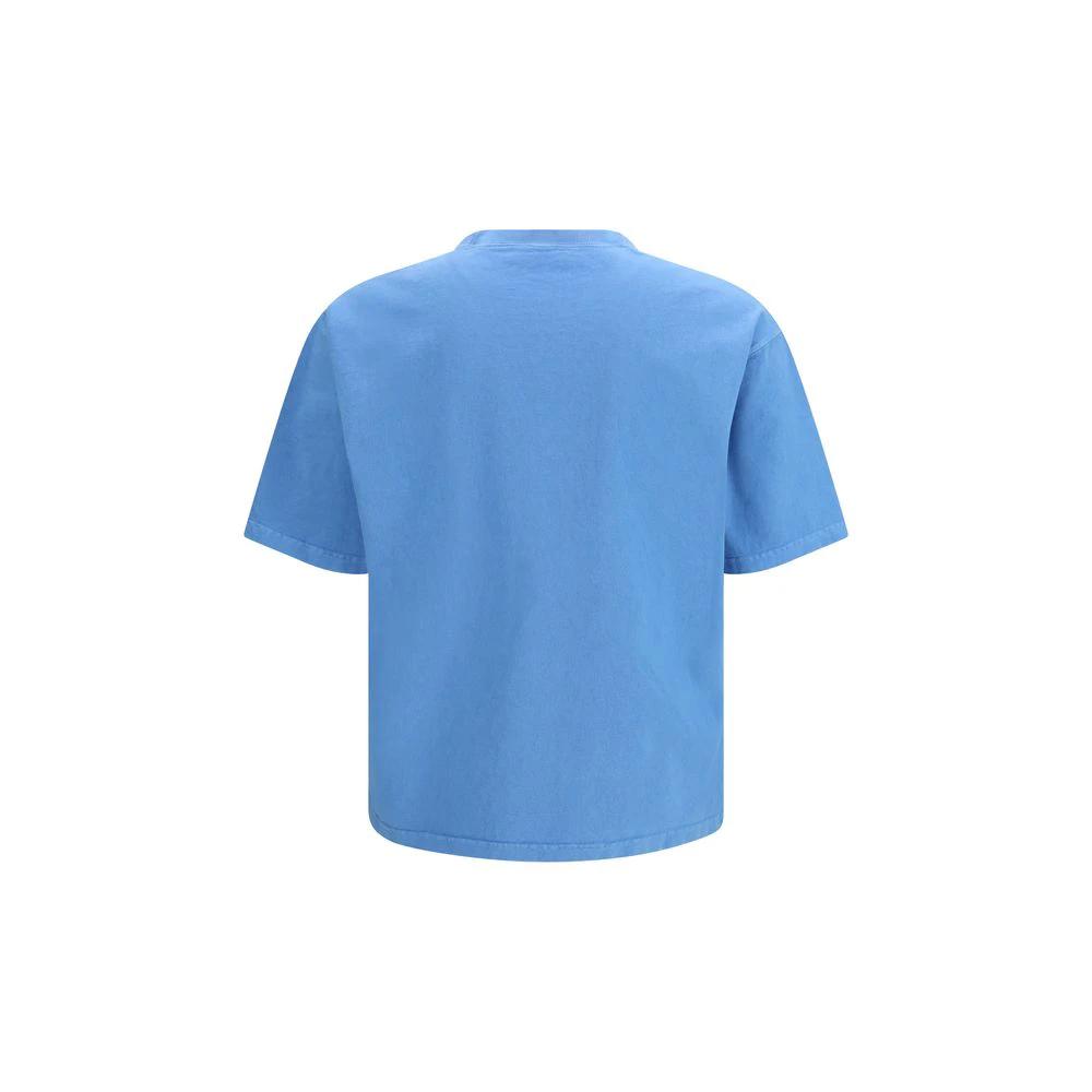 Prada Blaues Baumwoll-T-Shirt by Prada