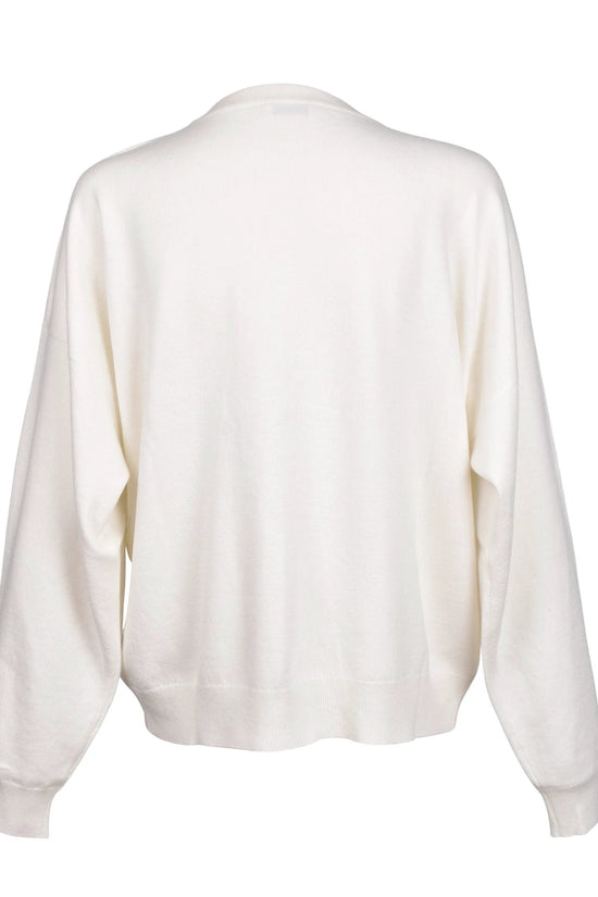 Brunello Cucinelli Weißer Kaschmirpullover by Brunello Cucinelli