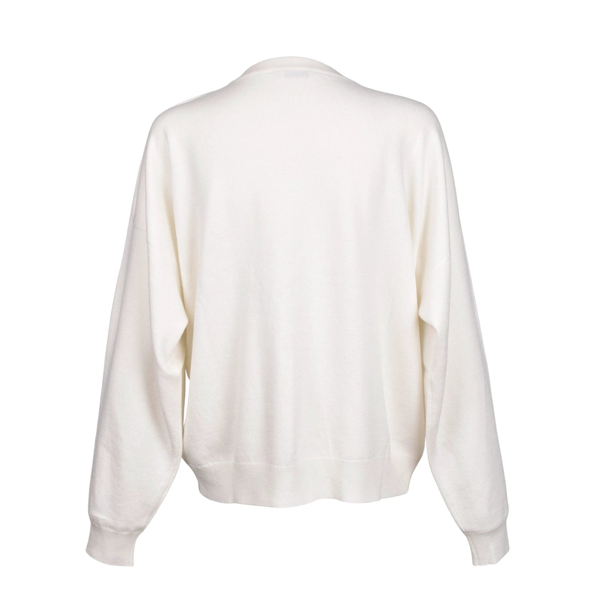 Brunello Cucinelli Weißer Kaschmirpullover by Brunello Cucinelli
