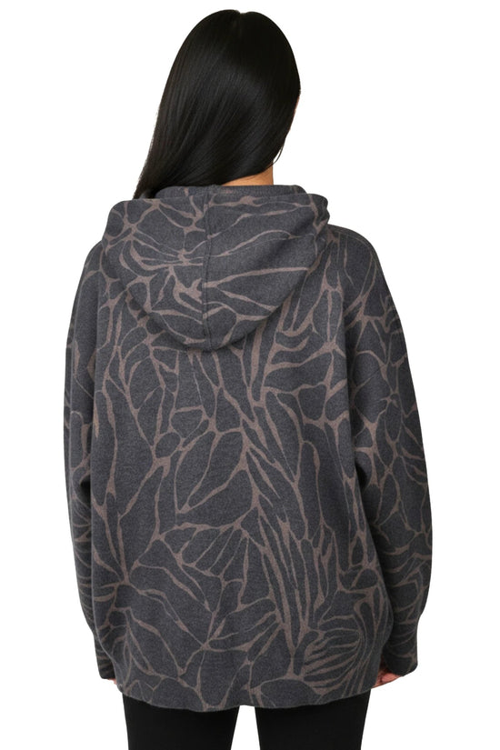 Brunello Cucinelli Schwarzer Woll-Hoodie by Brunello Cucinelli