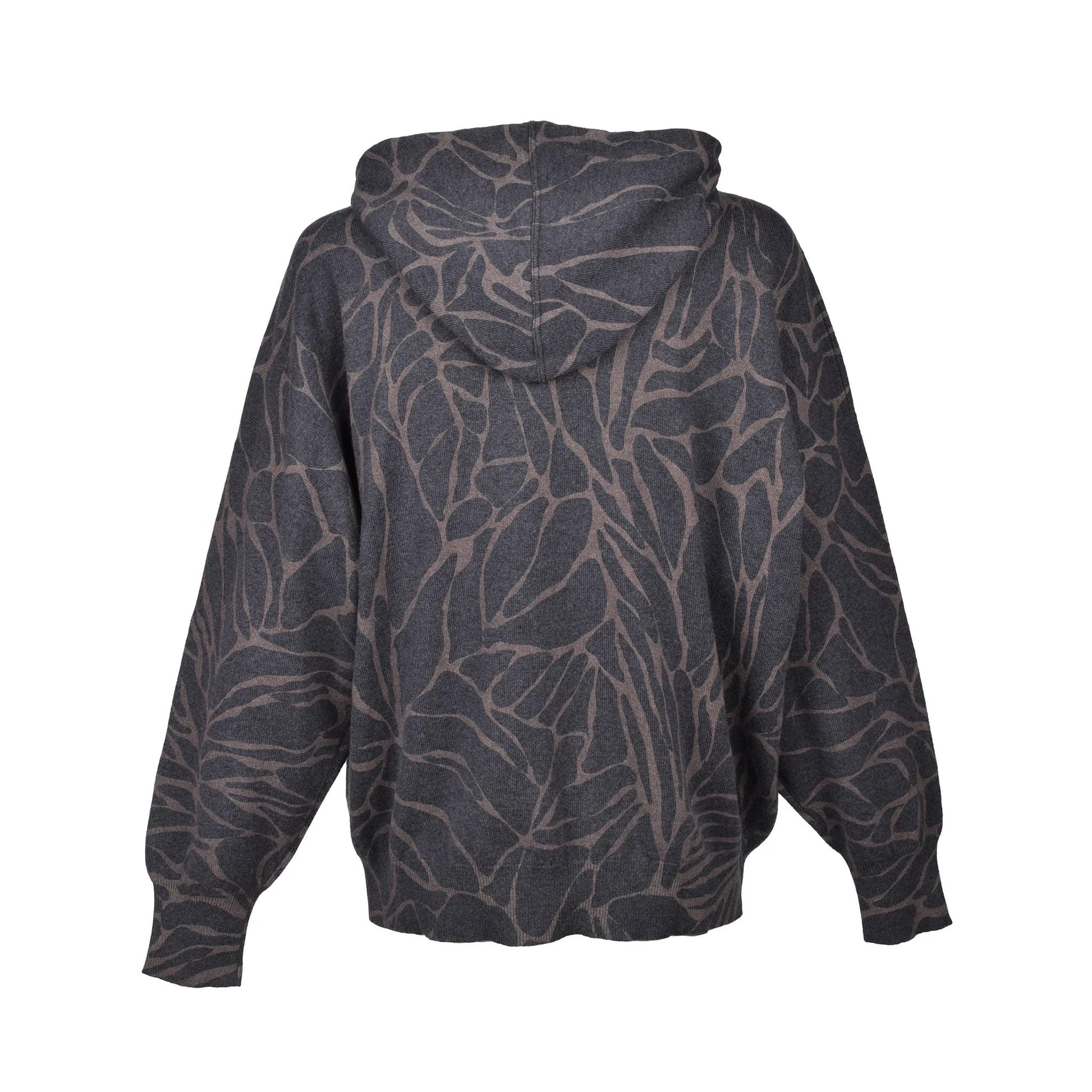 Brunello Cucinelli Schwarzer Woll-Hoodie by Brunello Cucinelli