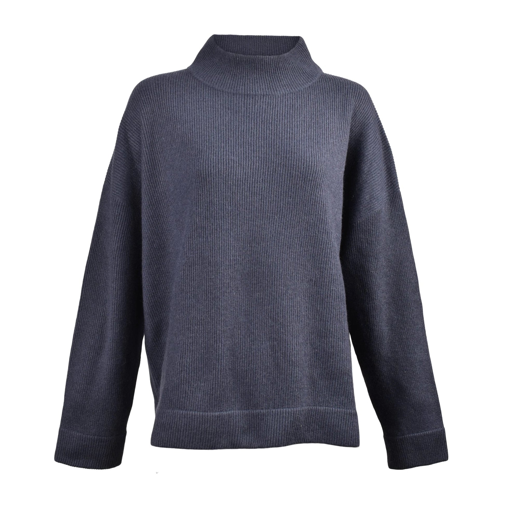 Brunello Cucinelli Cucinelli Blauer Kaschmirpullover by Brunello Cucinelli Cucinelli