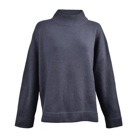 Brunello Cucinelli Cucinelli Blauer Kaschmirpullover by Brunello Cucinelli Cucinelli