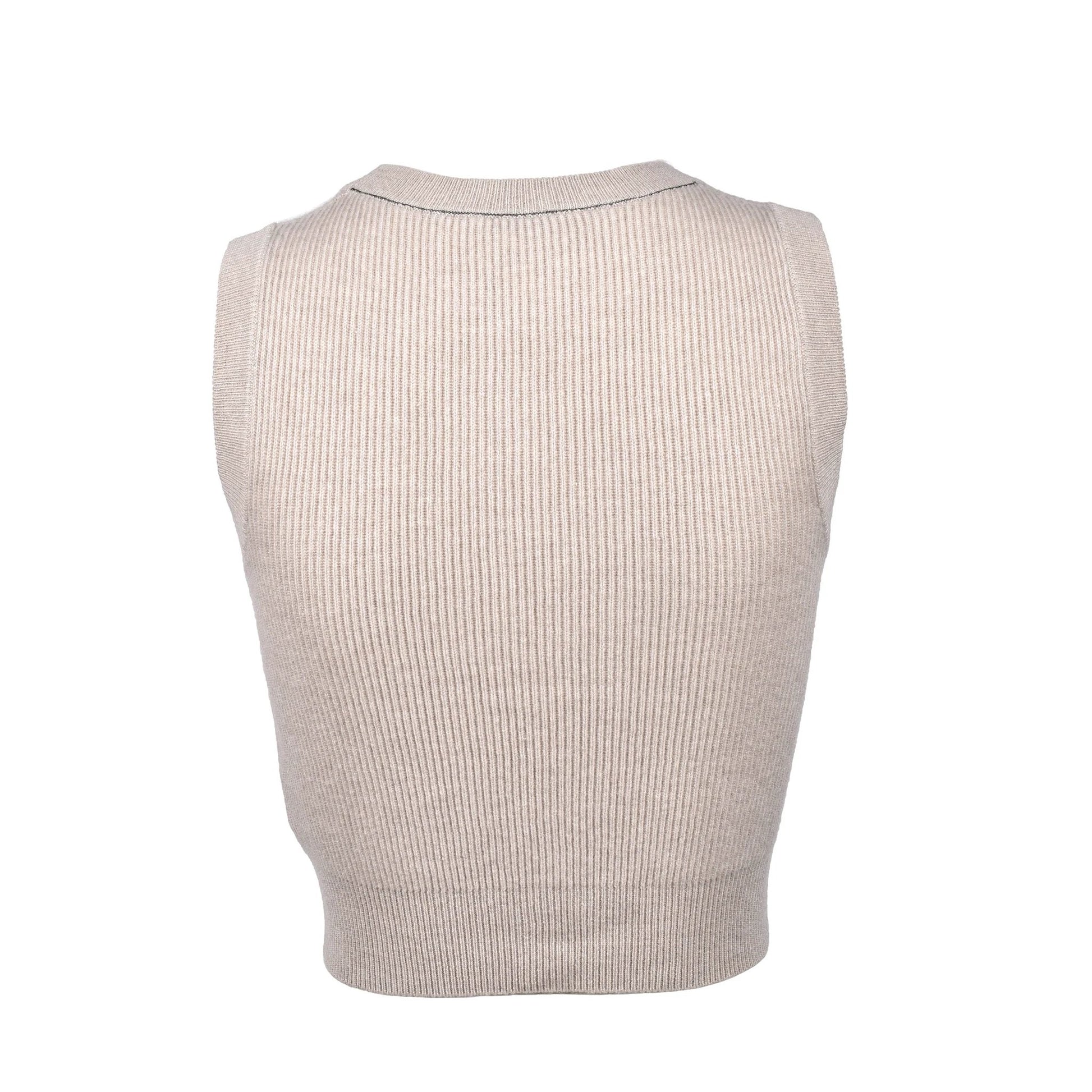 Brunello Cucinelli Beiger Kaschmirpullover by Brunello Cucinelli