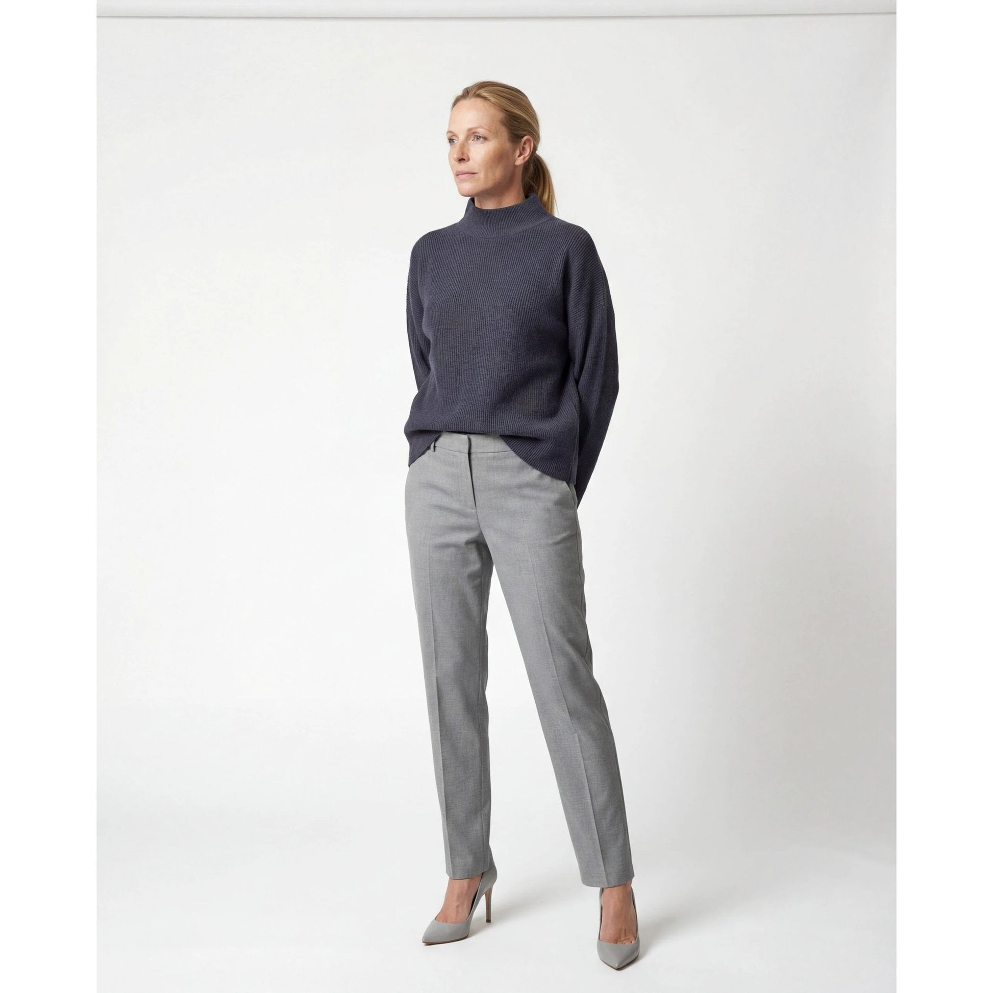 Brunello Cucinelli Blauer Kaschmirpullover by Brunello Cucinelli
