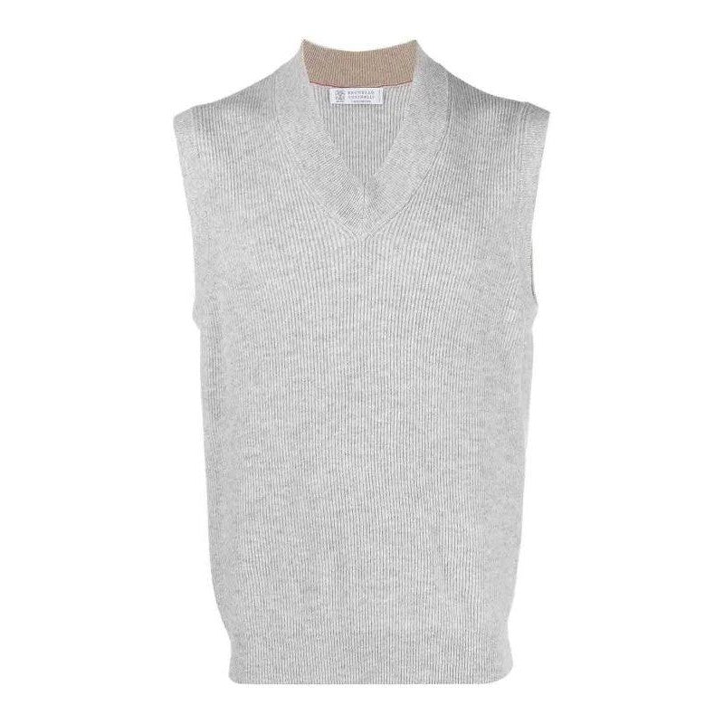 Brunello Cucinelli Cucinelli Natürlicher Kaschmirpullover by Brunello Cucinelli Cucinelli