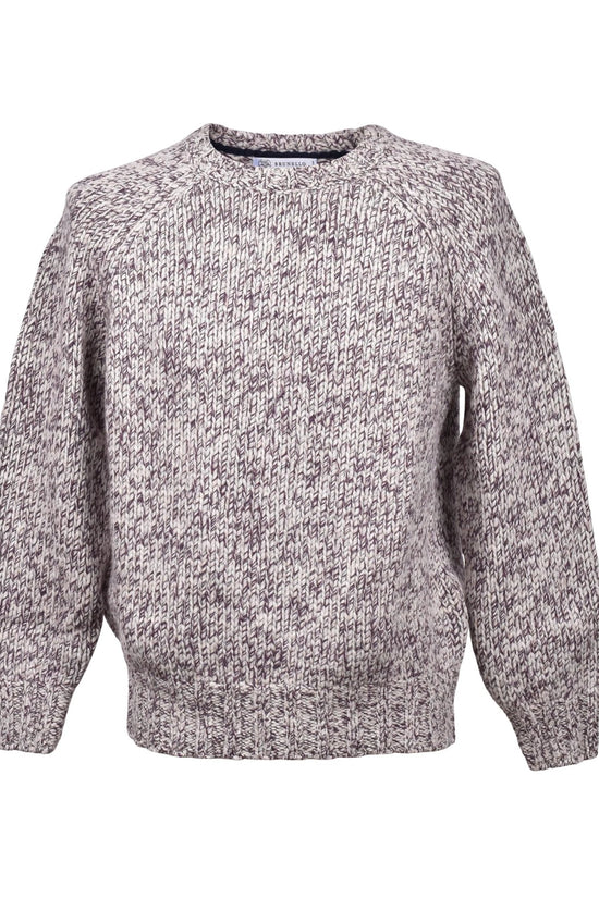 Brunello Cucinelli Beige Wool Sweatshirt by Brunello Cucinelli