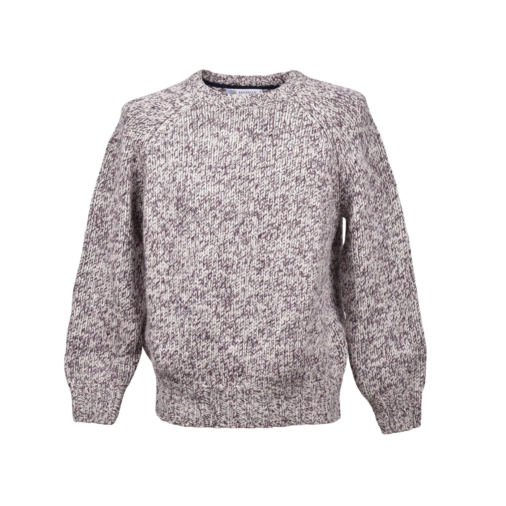 Brunello Cucinelli Beige Wool Sweatshirt by Brunello Cucinelli