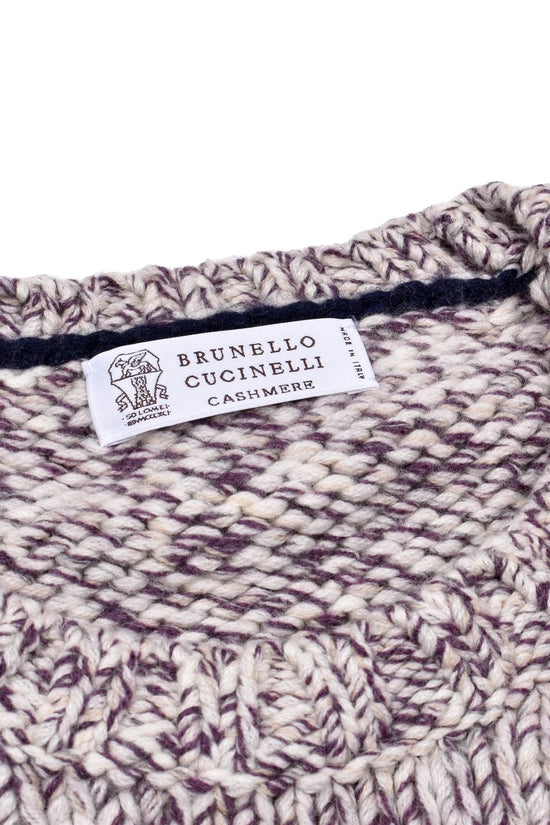Brunello Cucinelli Beige Wool Sweatshirt by Brunello Cucinelli