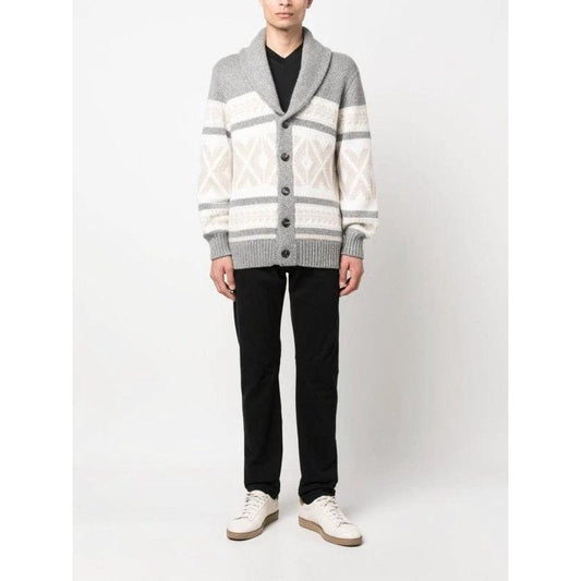 Brunello Cucinelli Grauer Kaschmirpullover by Brunello Cucinelli
