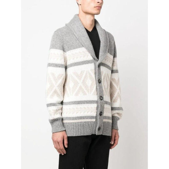 Brunello Cucinelli Grauer Kaschmirpullover by Brunello Cucinelli
